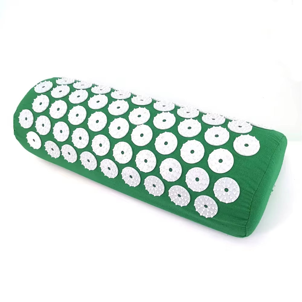 Acupressure Massage Cushion and Yoga Mat Set for Pain Relief and Stress Reduction