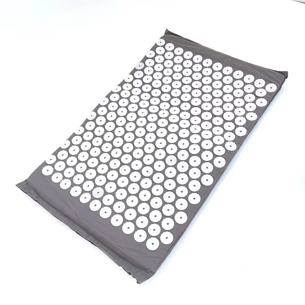 Acupressure Massage Cushion and Yoga Mat Set for Pain Relief and Stress Reduction